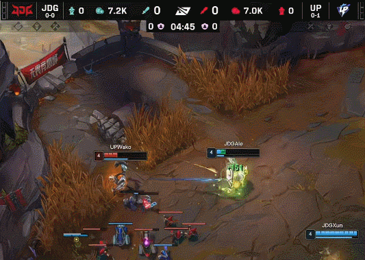 DB真人旗舰🎮库里来了？Peyz吉格斯三分投不停轰平UP JDG先下一城